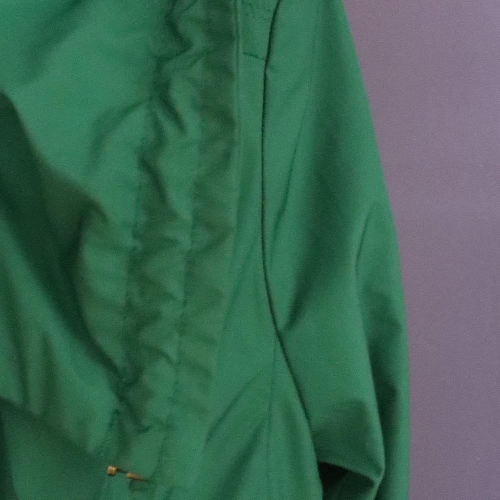 Like New, Cole Haan "Jelly Bean" Windbreaker in Kelly Green, Sz S - Picture 15 of 16